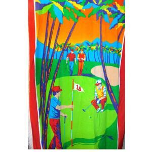 Vintage Hilasal Beach Bath Towel Golf Tropical New